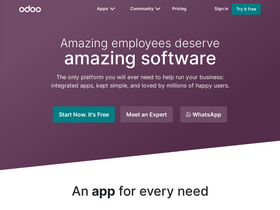 'odoo.com' screenshot