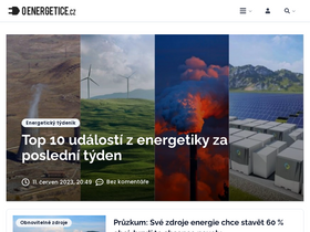 'oenergetice.cz' screenshot