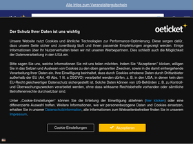 'oeticket.com' screenshot