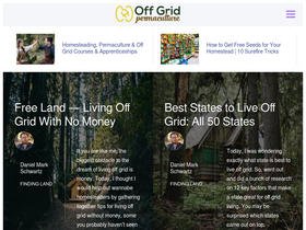 'offgridpermaculture.com' screenshot