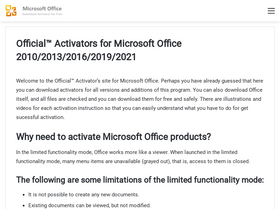 'office-activator.com' screenshot