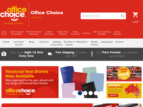 'officechoice.com.au' screenshot