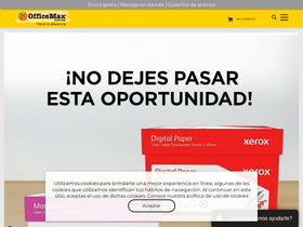 'officemax.com.mx' screenshot