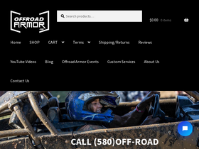 'offroadarmor.com' screenshot