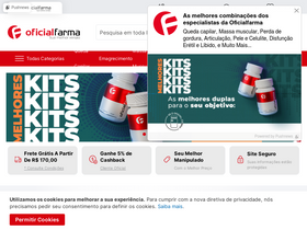 'oficialfarma.com.br' screenshot