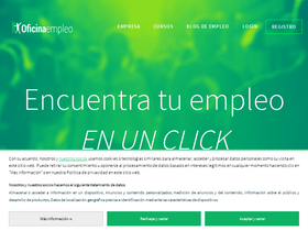 'oficinaempleo.com' screenshot