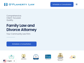 'oflaherty-law.com' screenshot