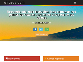 'ofrases.com' screenshot