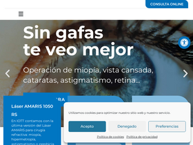 'oftalmologiatrestorres.com' screenshot