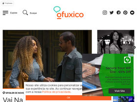 'ofuxico.com.br' screenshot