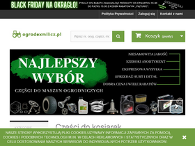 'ogrodexmilicz.pl' screenshot