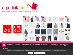 'ogrodniktomek.pl' screenshot