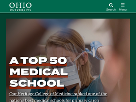 'ohio.edu' screenshot