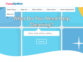 'ohsospotless.com' screenshot