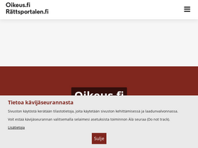 'oikeus.fi' screenshot