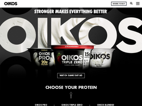 'oikosyogurt.com' screenshot