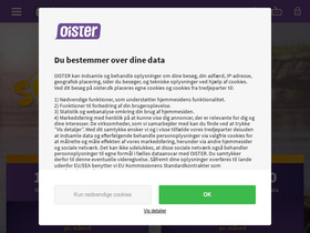 'oister.dk' screenshot