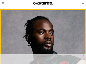 'okayafrica.com' screenshot