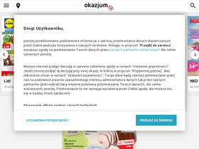 'okazjum.pl' screenshot