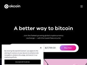 'okcoin.com' screenshot