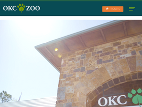 'okczoo.org' screenshot