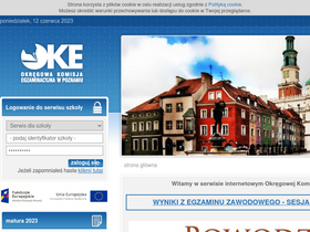 'oke.poznan.pl' screenshot