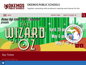 'okemosk12.net' screenshot