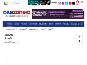 'okezone.com' screenshot