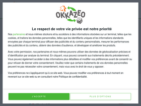 'okkazeo.com' screenshot