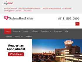 'oklahomaheart.com' screenshot