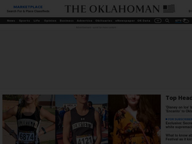'oklahoman.com' screenshot