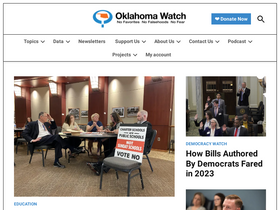'oklahomawatch.org' screenshot