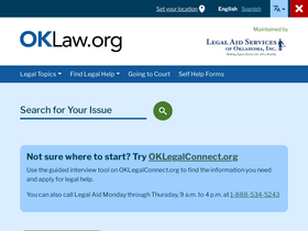 'oklaw.org' screenshot