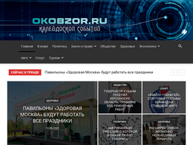 'okobzor.ru' screenshot