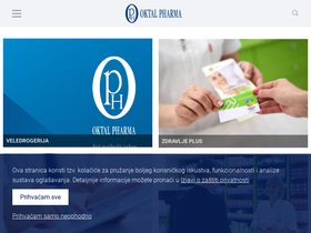 'oktal-pharma.hr' screenshot