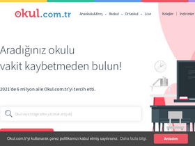 'okul.com.tr' screenshot