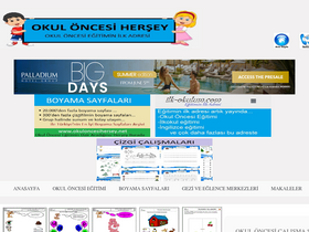 'okuloncesihersey.net' screenshot