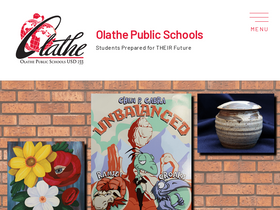 'olatheschools.org' screenshot