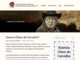 'olavodecarvalho.org' screenshot