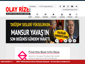 'olayrize.com' screenshot