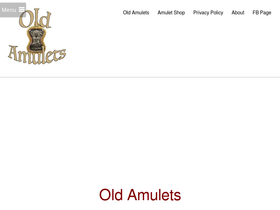 'oldamulets.com' screenshot
