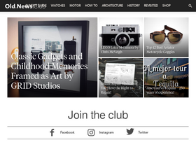 'oldnewsclub.com' screenshot