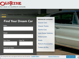 'oldride.com' screenshot