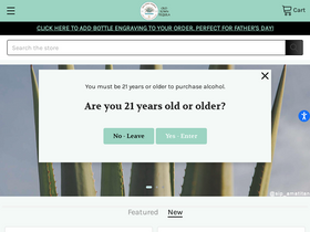 'oldtowntequila.com' screenshot