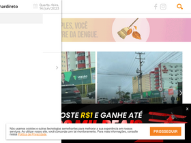 'olhardireto.com.br' screenshot