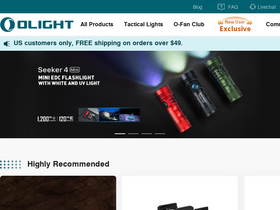 'olightstore.com' screenshot
