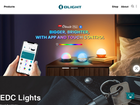 'olightworld.com' screenshot