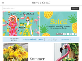 'oliveandcocoa.com' screenshot