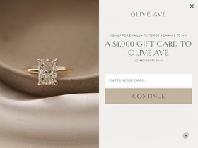'oliveavejewelry.com' screenshot