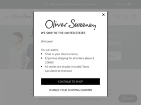 'oliversweeney.com' screenshot